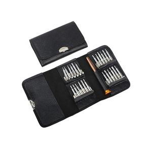 25 en 1 sac en cuir type noir assistant de réparation Mobile plusieurs poches avec aimant téléphone électrique <span class=keywords><strong>tournevis</strong></span> à cliquet - Product Image 1