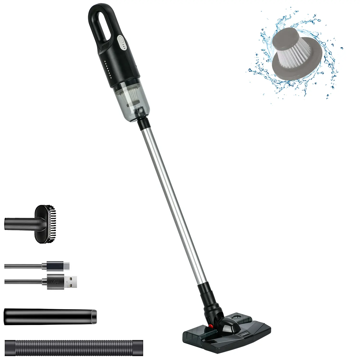 New design 3 in 1 household 8000Pa wet and dry vacuum cleaner battery cordless car vacuum cleaner