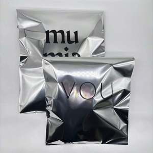 Custom Printed Matte Metallic Shipping Mailer <b>Bags</b> Waterproof <b>Silver</b> Foil Aluminum Mailing <b>Bags</b> with Own Logo Printed - Product Image 3