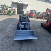Chargeuse compacte sur chenilles d'occasion Rongyixin, benne de 500 kg, 1050x730x730mm, pompe hydraulique Eaton, moteur de marque réputée