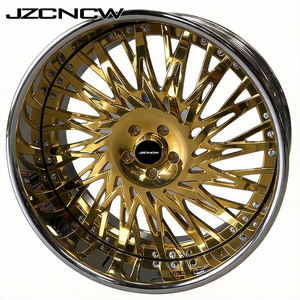 JZCNCW Jantes forgées 3 pièces 5x4.75 5X120.7 à déport profond pour Chevelle LeMans Skylark Cutlass 442, pour voitures particulières - Product Image 1