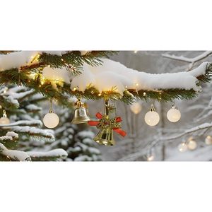 เครื่องประดับต้นคริสต์มาสที่สมบูรณ์แบบตกแต่งบ้านด้วยโฟมป้ายระฆังคริสต์มาสสำหรับวันหยุดเชียร์ - Product Image 2