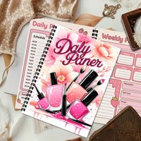 Buku Catatan Kustomisasi  Ikat Spiral Pita Merah Muda  Desain Wanita  Perempuan Cantik Agenda Buku Catatan Jurnal Hadiah Perlengkapan Sekolah