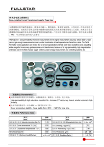 Núcleo Toroidal Nanocristalino/Amorfo en Carcasa de Plástico para Transformadores de Alta Potencia, Pérdida de Núcleo (20kHz/0.5T) (<span class=keywords><strong>W</strong></span>/Kg) < 25 - Product Image 5