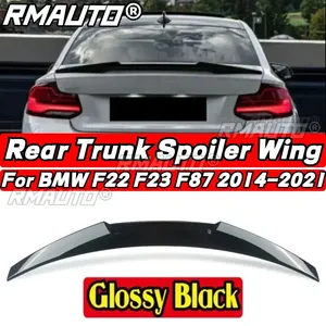 สปอยเลอร์หลังรถยนต์สีดำเงา ชุดแต่งสปอยเลอร์หลังสำหรับ BMW F87 M2 F22 M240i 2014-2021 อุปกรณ์ตกแต่งรถยนต์ - Product Image 1