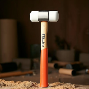 Maillet avec inserts interchangeables 5076, manche en bois, poignée orange - Product Image 3