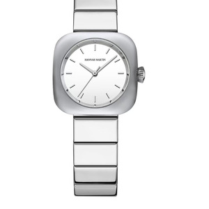 Elegante reloj cuadrado pequeño dorado Banda de acero inoxidable Diseño clásico para mujer - Product Image 6