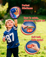 Jouets éducatifs Joycat, ensemble de balles à attraper pour enfants, jeu de lancer et d'attraper, jeu de pelouse familial, cadeaux, jeu de cour extérieur, jouets de sport de rugby