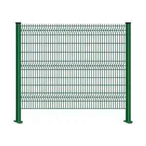 China Supplier Galvanized Wire Wire Mesh Fence 3D Curved Bending Welded Wire Mesh Fence Panel for Garden Home