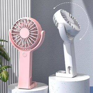 Air Cooling 5 Speed Wind <b>Usb</b> Portable <b>Fan</b> Portable <b>Mini</b> Personal Pocket Rechargeable Handheld <b>Fan</b> with Hook - Product Image 2