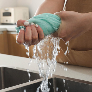 Esun Serviettes de nettoyage en microfibre réutilisables et lavables de haute qualité, torchon écologique pour la cuisine - Product Image 4