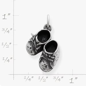 Breloques DIY pour chaussons de bébé en argent sterling 925, nouveaux pendentifs pour bébé gravables, vente en gros, breloques personnalisées sur mesure - Product Image 4
