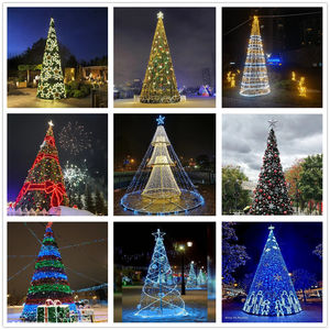 Sparkling Ip65 Xmas Tree Decorative <b>Lights</b> Customizable Colors For Outdoor Christmas Landscape Public Event Night Illumination - Product Image 6
