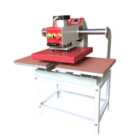 Presse à Chaud Pneumatique Semi-Automatique Double Station pour T-shirts 40x50cm 40x60cm, Plaque d'Impression Neuve