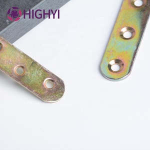 HIGHYI support d'angle à angle droit en forme de L connecteur de matériel de meubles supports d'angle en fer pour <span class=keywords><strong>le</strong></span> bois - Product Image 4