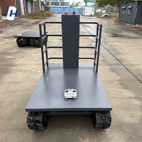 Châssis électrique sur chenilles sur mesure, mini châssis en caoutchouc, structure de chenilles hydrauliques avec capacité de télécommande