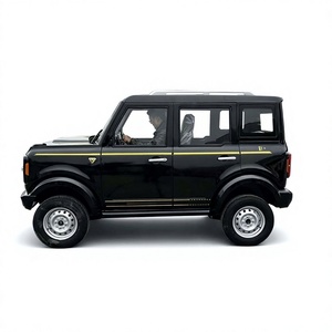 BRT 2026 SUV Eléctrico Negro con Franja Amarilla, Vehículo Todoterreno de 4 Puertas, Vehículo Eléctrico de Nueva Energía con Tracción en las Cuatro Ruedas - Product Image 4