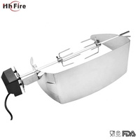 Nouveau modèle de kit de rôtissoire pour barbecue certifié FDA avec prise en charge OEM kit de rôtissoire pour poulet et dinde