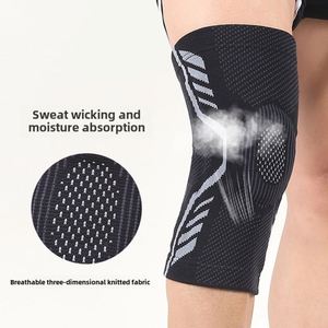 Soft Breathable <b>Thin</b> Honeycomb Design Knee Brace Belt Protective Powerlifting Knee Pads Adults Men Women Flexible Spandex/Nylon - Product Image 3