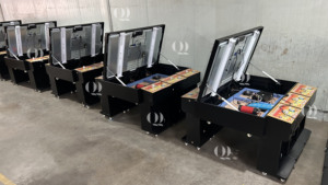 Máquina de juego de mesa Fish Hunter de 55 pulgadas con logotipo personalizado QIQU para 6 jugadores, máquina de arcade de alta calidad para salas de juegos recreativos. - Product Image 4