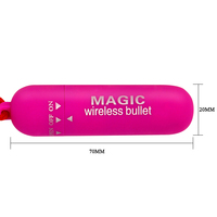 Kompakter, diskreter, kabelloser Vibrator, einfache Bedienung durch Drehen, starke, kraftvolle Vibrationen