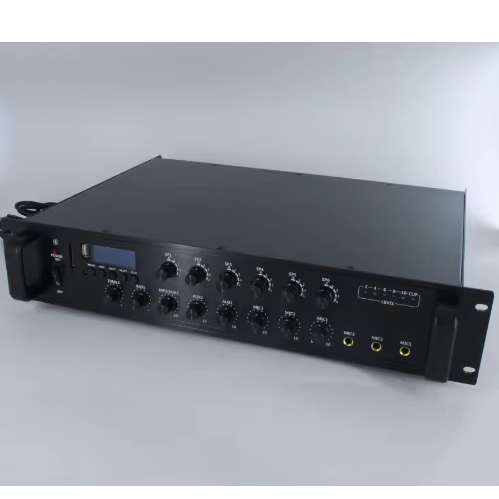 Public Address Audio System 3 Mic Input Home Karaoke Stereo Subwoofer Bass 6 Zones 650W Professional Audio Amplifiers