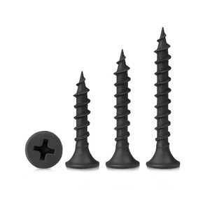 Hot Selling Black Phosphate Drywall <strong>Screws</strong> with Phillips Drive Coarse Thread Bugle Head Thinner Steel Shaft for Wood Furniture - Product Image 5
