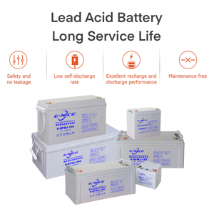 Batteries au plomb-acide GEL E-Nice adaptées, cycle profond 200 heures, 12V 200Ah, batteries solaires pour systèmes UPS - Product Image 3
