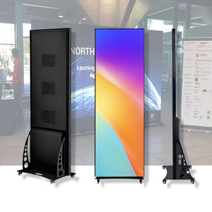 ป้ายดิจิทัลในอาคารและจอแสดงผลวิดีโอ LED ป้ายตั้งพื้นแบบโทเท็ม จอแสดงผล LED สำหรับการตลาดและการโฆษณา - Product Image 2