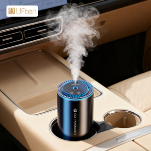 <span class=keywords><strong>Dispensador</strong></span> de <span class=keywords><strong>Perfume</strong></span> Ultrasónico para Auto con Sensor de Vibración, Función de Encendido/Apagado Automático, Batería <span class=keywords><strong>Recargable</strong></span>, Control por Pantalla Táctil - Product Image 1