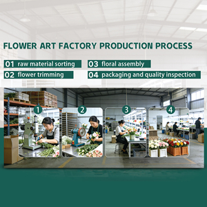 BH260810 Bouquets de <span class=keywords><strong>fleurs</strong></span> sauvages artificielles résistantes aux UV, arbustes en plastique pour la décoration extérieure des jardinières, des porches et des paysages - Product Image 6