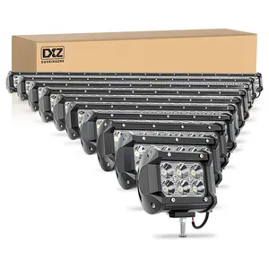 DXZ lampu LED Offroad 18W, lampu mobil tahan air Universal Led Bar pabrik lampu berkendara untuk truk SUV ATV mobil