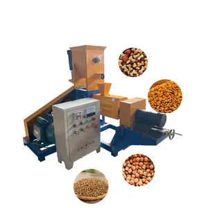 Factory Direct Sales Plant Grain Fish Feed Pig Extruder Machinery Cattle Poltry Animal Processing Machines For Feed