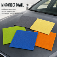 Chiffon de nettoyage multi-usages en microfibre à bords ultrasoniques, sans peluches, très absorbant, 40*40cm, 350gsm, prix usine