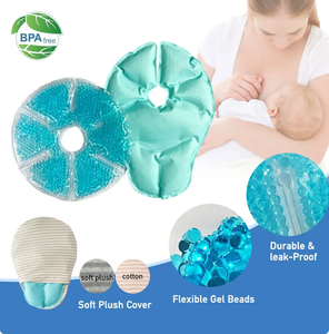 Thời trang PVC & vải sang trọng vú điều trị Pad Hot & lạnh Gel băng gói cho phụ nữ cho con bú - Product Image 2
