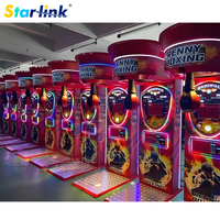 Machine de jeu d'arcade de boxe commerciale, machine de boxe à monnayeur pour test de force de frappe, pour centre de jeux et centre commercial