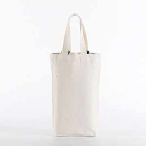 Sac fourre-tout en toile épaisse et grande taille, vierge, en coton, extra large, personnalisable, haut et long, pour bouteille de vin - Product Image 2