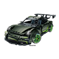 Modèle de voiture de course Al Super Sports 1/10, blocs de construction mécaniques de véhicules célèbres, jouets pour enfants, cadeaux pour garçons