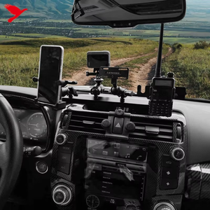 Untuk Toyota 4Runner 10-24 Aksesoris Interior Mobil Dudukan Konsol Tengah Dasbor yang Dapat Disesuaikan Multi-fungsi Penyangga Ponsel di Mobil - Product Image 2