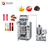 Automatische verticale 4/6/8 zakjesvuller voor fruit-sap, ijslolly's, gelei, honing en andere vloeibare producten
