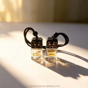 Flaconi in Vetro Vuoti da 5ml per Profumo <span class=keywords><strong>Auto</strong></span> con Clip Nera per Ventilazione, Bottiglie Diffusore di Oli Essenziali Portatili e Ricaricabili per <span class=keywords><strong>Auto</strong></span> - Product Image 4