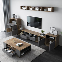 Table basse moderne en bois, forme carrée, moderne et légère, pour maison, salon, meubles de maison, loisirs, Table basse