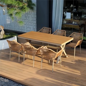 <span class=keywords><strong>Fauteuil</strong></span> en <span class=keywords><strong>rotin</strong></span> PE écologique avec cadre en alliage d'aluminium, résistant à la décoloration et facile à nettoyer, pour jardin et balcon extérieur - Product Image 3