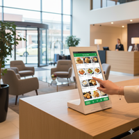 Tablette Android 11 en forme de L de 10,1 pouces pour salon de beauté, réception d'hôtel, système de réservation, NFC/RFID, WiFi, 2 Go + 32 Go