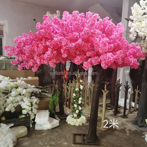 A95 Fond de mariage artificiel blanc pleureur fleur de cerisier rose cerisier pour mariage intérieur fête mariage - Product Image 2