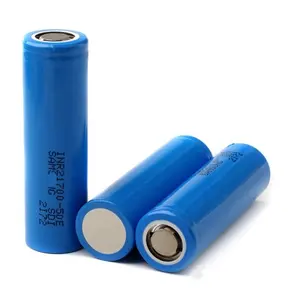 21700 Battery Cells 50E 3.6v 5000mah 18650 High Capacity Lithium-ion Cylindrical 21700 Lithium Ion Battery