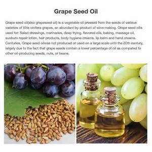 100% чистое натуральное масло из виноградных косточек для укрепления волос, увлажнения, ароматерапии, массажа и глубокого ухода за телом SYLAX - Product Image 5