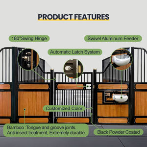 Panel Pintu Lipat untuk Kandang Kuda dari Bambu, Ukuran 12 kaki, E03, Grosir, Perlengkapan Berkuda, Kandang Kuda Cheval - Product Image 4