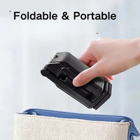 Support de Smartphone de siège de train, Selfie rotatif réglable tenant le support de téléphone d'avion Support de vol de bureau de voyage portatif