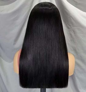 Compra al por Mayor de Pelucas de Cabello Humano Liso Chino de Alta Calidad, 18 Pulgadas, 300% de Densidad, Frente de Encaje 13x4, Estilo Bob, Color Natural, Pelucas Largas - Product Image 2